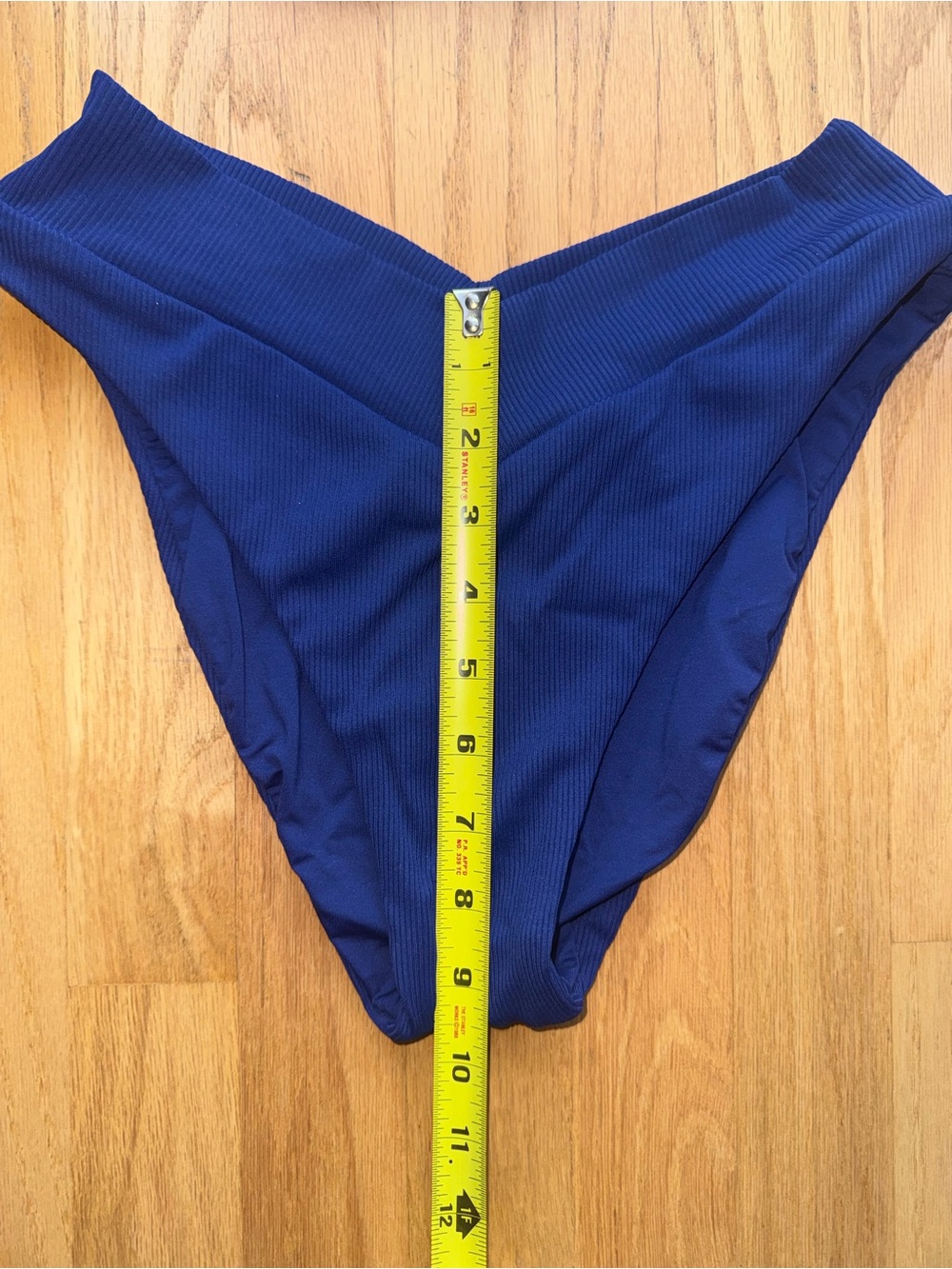 BECCA Blue Ribbed Bikini Set - Picture 11 of 15
